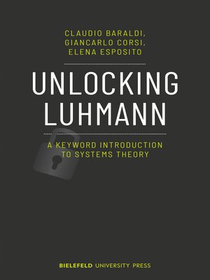 cover image of Unlocking Luhmann